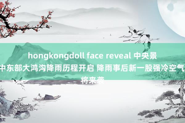 hongkongdoll face reveal 中央景象台: 中东部大鸿沟降雨历程开启 降雨事后新一股强冷空气将来袭