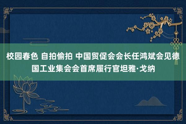 校园春色 自拍偷拍 中国贸促会会长任鸿斌会见德国工业集会会首席履行官坦雅·戈纳