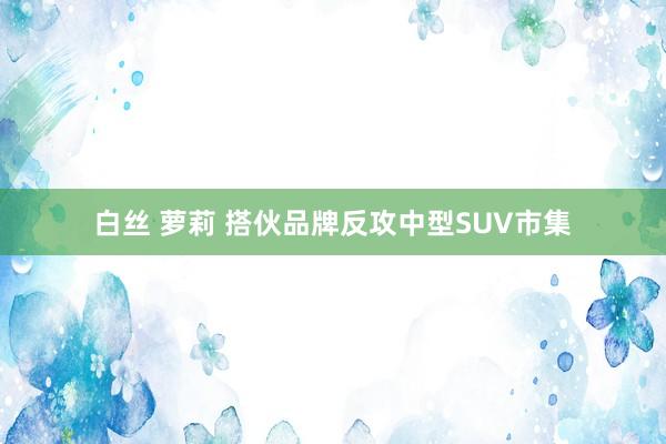 白丝 萝莉 搭伙品牌反攻中型SUV市集