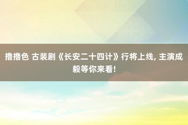 撸撸色 古装剧《长安二十四计》行将上线， 主演成毅等你来看!